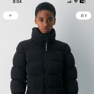 Aritzia Black Puffer Jacket